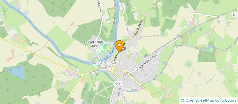 localisation de l'entreprise MADAME EMMANUELLE MORICE  MALICORNE-SUR-SARTHE