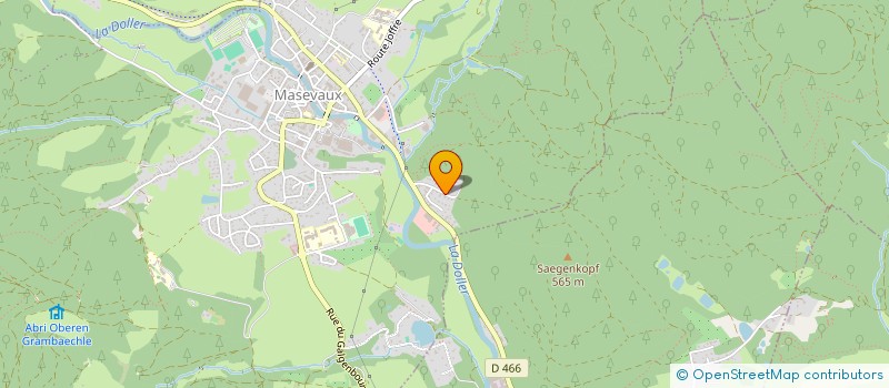 localisation de l'entreprise MADAME EMMANUELLE MULLER  MASEVAUX-NIEDERBRUCK