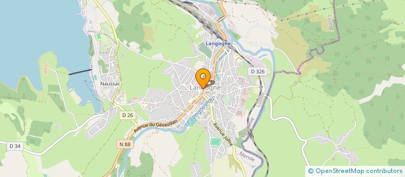 localisation de l'entreprise MADAME EMMANUELLE NABET  LANGOGNE