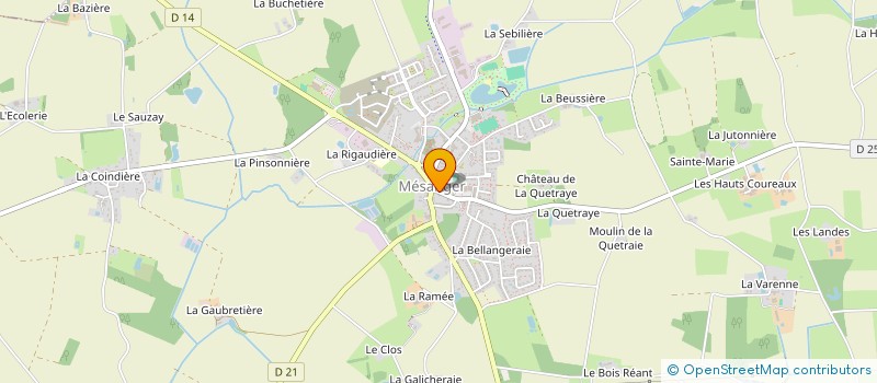 localisation de l'entreprise MADAME EMMANUELLE NAIR  MESANGER