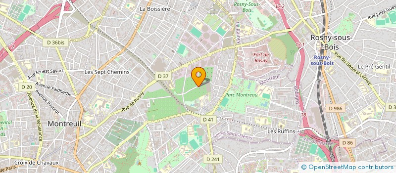 localisation de l'entreprise MADAME EMMANUELLE NARCY à MONTREUIL