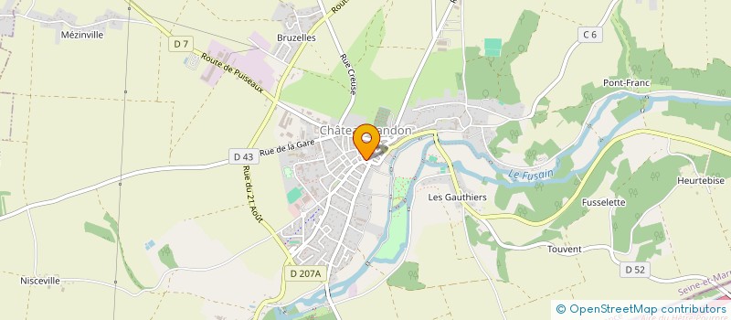 localisation de l'entreprise MADAME EMMANUELLE NEDELEC  CHATEAU-LANDON