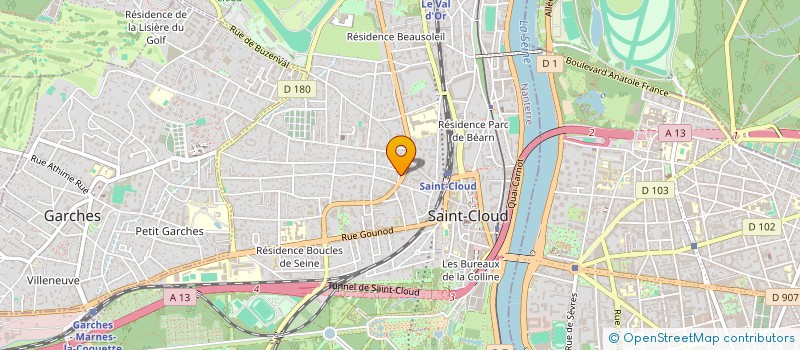 localisation de l'entreprise MADAME EMMANUELLE NICOLAS à SAINT-CLOUD