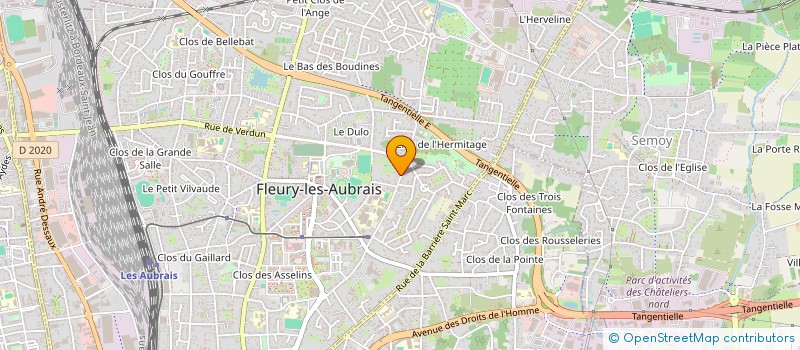 localisation de l'entreprise MADAME EMMANUELLE NICOLAS à FLEURY-LES-AUBRAIS