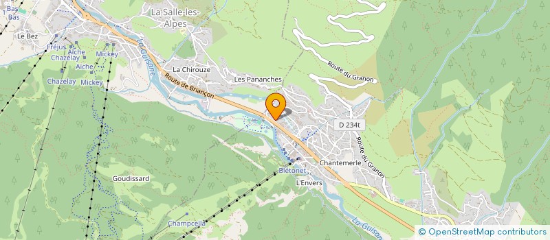 localisation de l'entreprise MADAME EMMANUELLE NICOLAS-CHARLES  LA SALLE-LES-ALPES