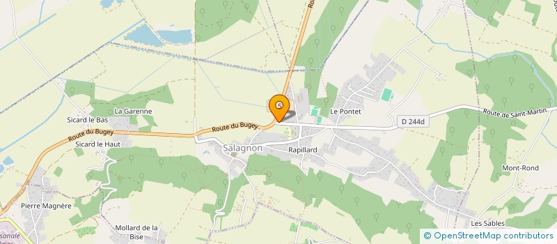 localisation de l'entreprise MADAME EMMANUELLE NICOLET  SALAGNON