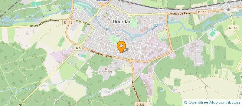 localisation de l'entreprise MADAME EMMANUELLE NIFFLE à DOURDAN