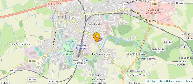 localisation de l'entreprise MADAME EMMANUELLE OBRY à DOL DE BRETAGNE