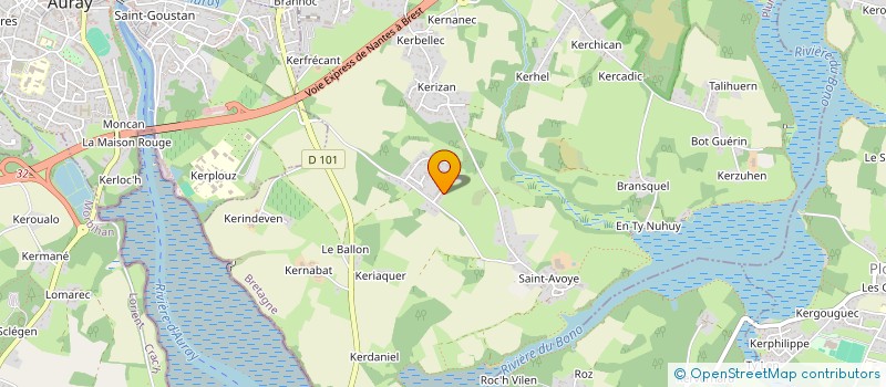 localisation de l'entreprise MADAME EMMANUELLE OILLIC  PLUNERET