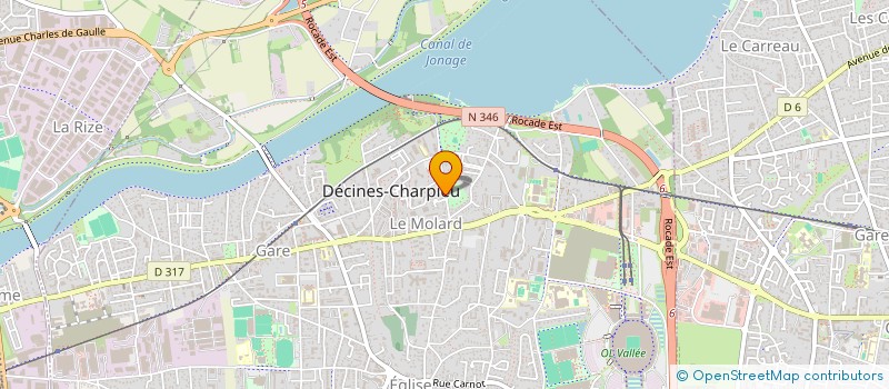 localisation de l'entreprise MADAME EMMANUELLE OTO  DECINES-CHARPIEU