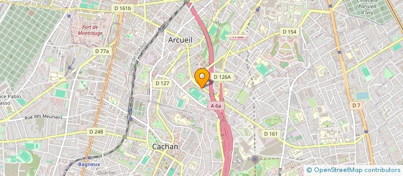 localisation de l'entreprise MADAME EMMANUELLE PAJOT  ARCUEIL