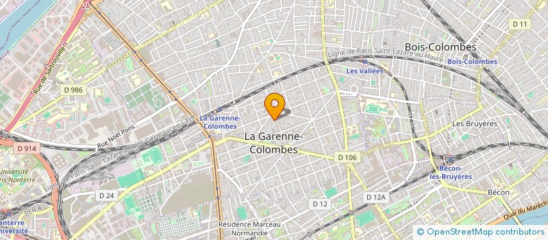 localisation de l'entreprise MADAME EMMANUELLE PALERMITI  LA GARENNE-COLOMBES