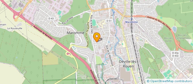 localisation de l'entreprise MADAME EMMANUELLE PANCHOU  MAROMME