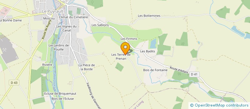 localisation de l'entreprise MADAME EMMANUELLE PAPILLON  CHATILLON-COLIGNY