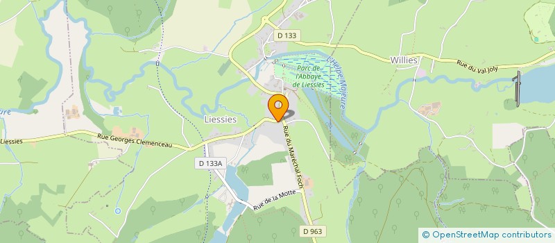 localisation de l'entreprise MADAME EMMANUELLE PAQUE  LIESSIES