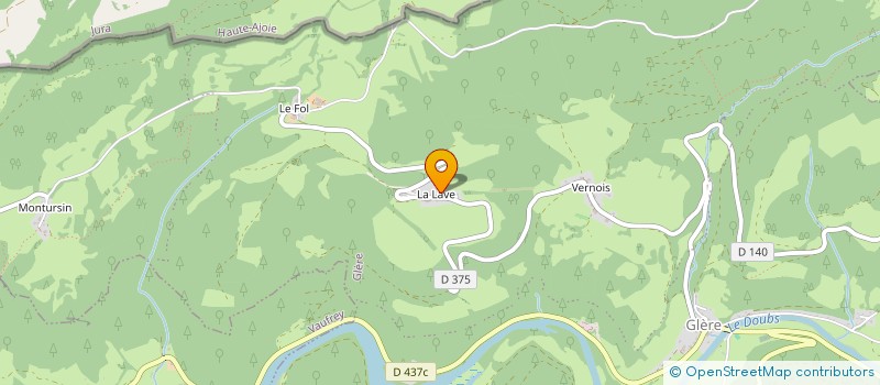 localisation de l'entreprise MADAME EMMANUELLE PARENT  GLERE