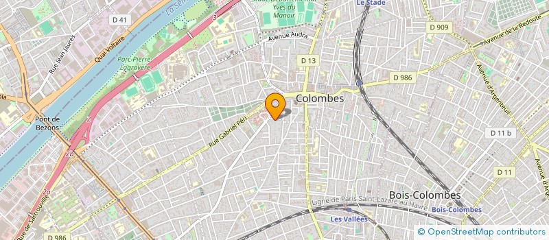 localisation de l'entreprise MADAME EMMANUELLE PARIS à COLOMBES