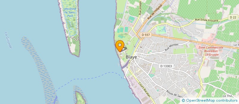 localisation de l'entreprise MADAME EMMANUELLE PATOU  BLAYE