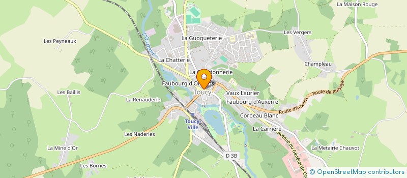 localisation de l'entreprise MADAME EMMANUELLE PATRY à TOUCY