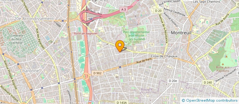 localisation de l'entreprise MADAME EMMANUELLE PATTE à MONTREUIL