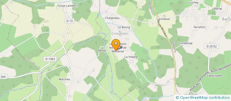 localisation de l'entreprise MADAME EMMANUELLE PAVEAU  FARGUES-SAINT-HILAIRE