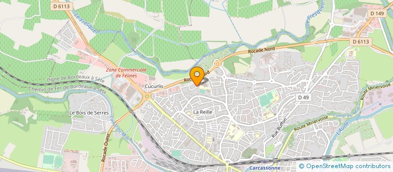 localisation de l'entreprise MADAME EMMANUELLE PECH à CARCASSONNE