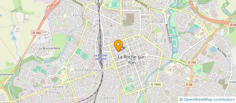 localisation de l'entreprise MADAME EMMANUELLE PELLEAU à ROCHE SUR YON (LA)