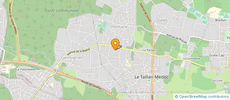 localisation de l'entreprise MADAME EMMANUELLE PERIER  LE TAILLAN-MEDOC