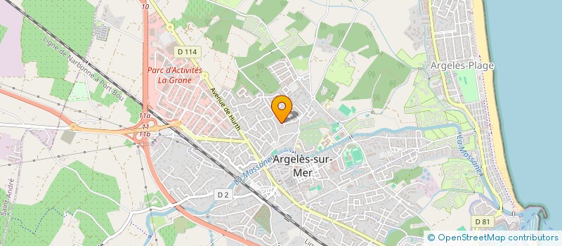 localisation de l'entreprise MADAME EMMANUELLE PERRIAULT à ARGELES SUR MER