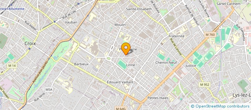 localisation de l'entreprise MADAME EMMANUELLE PERROT à ROUBAIX