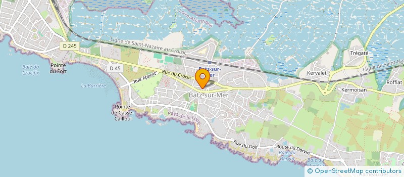 localisation de l'entreprise MADAME EMMANUELLE PETIT  BATZ-SUR-MER