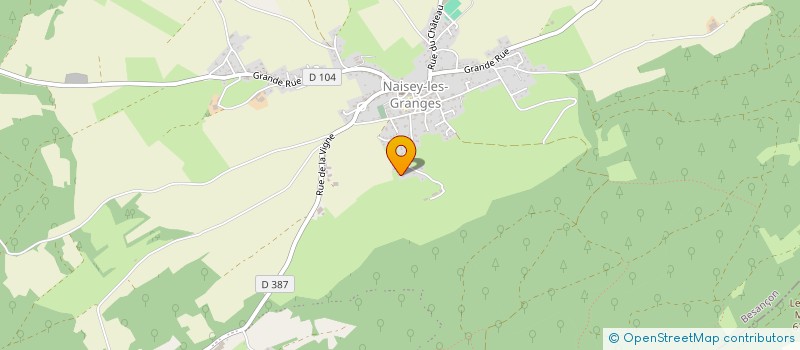 localisation de l'entreprise MADAME EMMANUELLE PETIT  NAISEY-LES-GRANGES