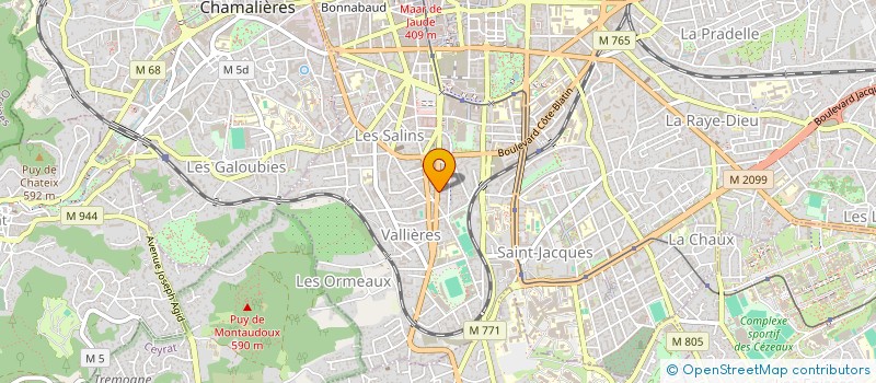 localisation de l'entreprise MADAME EMMANUELLE PEYNET  CLERMONT-FERRAND