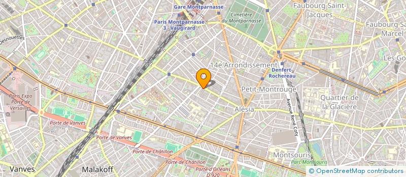 localisation de l'entreprise MADAME EMMANUELLE PHILIPPE  PARIS