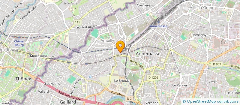 localisation de l'entreprise MADAME EMMANUELLE PHILIPPE  AMBILLY