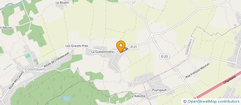 localisation de l'entreprise MADAME EMMANUELLE PHILIPPONNEAU  COLOMBIERS