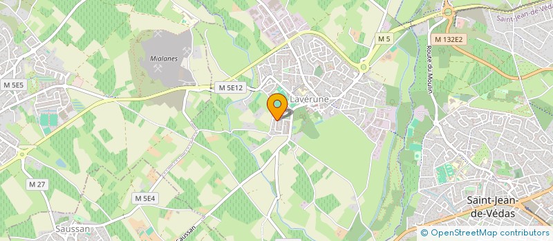 localisation de l'entreprise MADAME EMMANUELLE PICARD  LAVERUNE