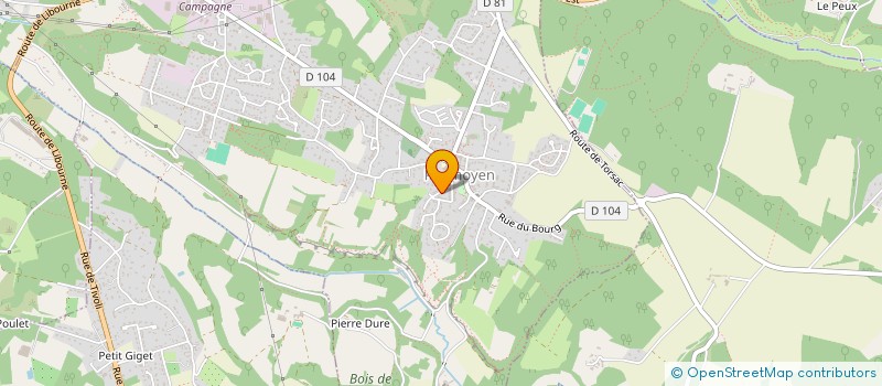 localisation de l'entreprise MADAME EMMANUELLE PINAUD  PUYMOYEN