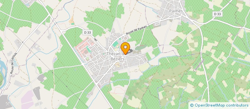 localisation de l'entreprise MADAME EMMANUELLE PIOCH à THEZAN-LES-BEZIERS