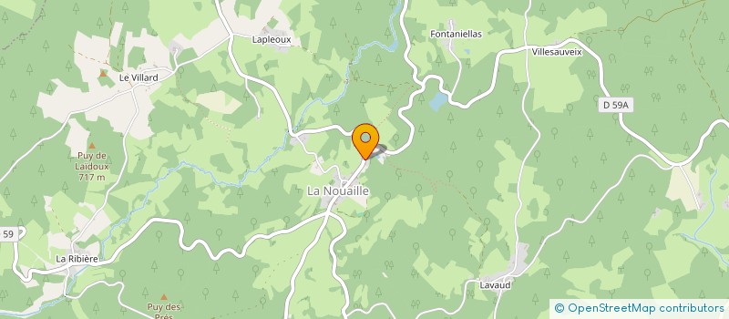 localisation de l'entreprise MADAME EMMANUELLE PIRIOT  LA NOUAILLE