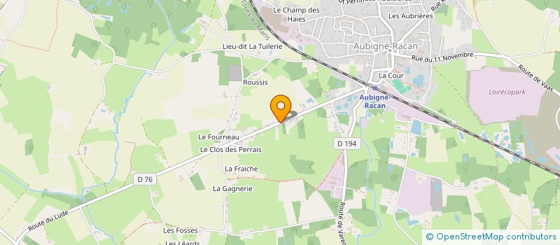 localisation de l'entreprise MADAME EMMANUELLE PLAISANCE  AUBIGNE-RACAN