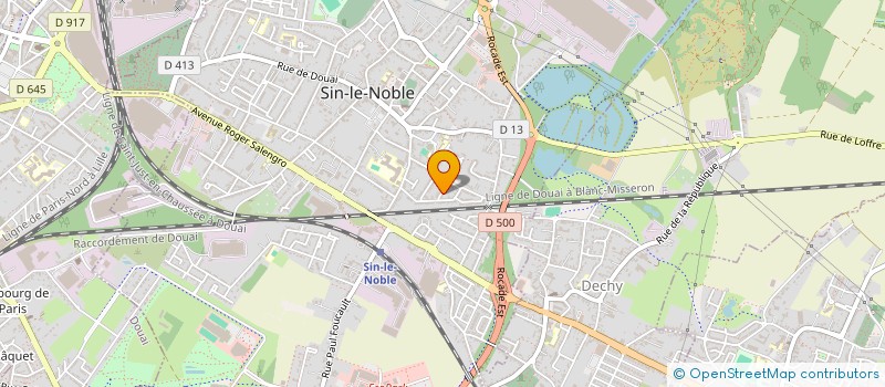 localisation de l'entreprise MADAME EMMANUELLE PLOUVIEZ  SIN-LE-NOBLE