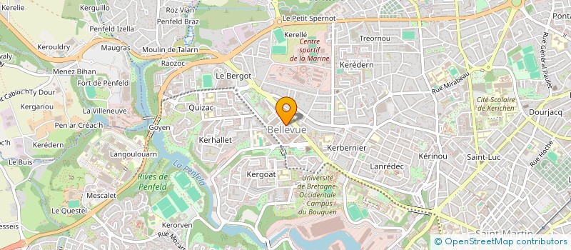 localisation de l'entreprise MADAME EMMANUELLE POIRIER  BREST