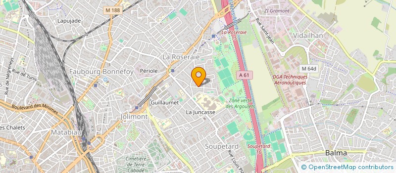 localisation de l'entreprise MADAME EMMANUELLE PONCELET  TOULOUSE
