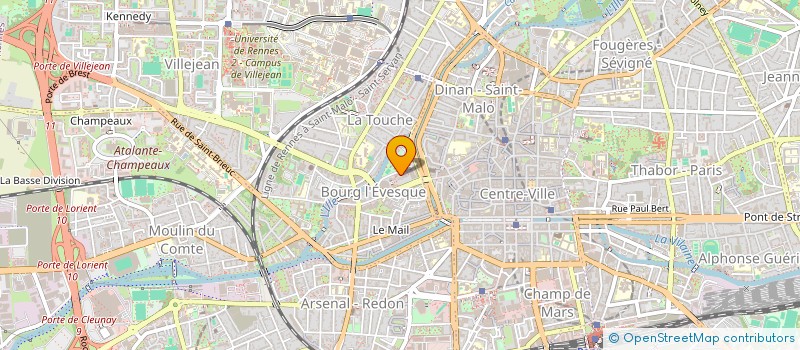 localisation de l'entreprise MADAME EMMANUELLE POUSSIN  RENNES