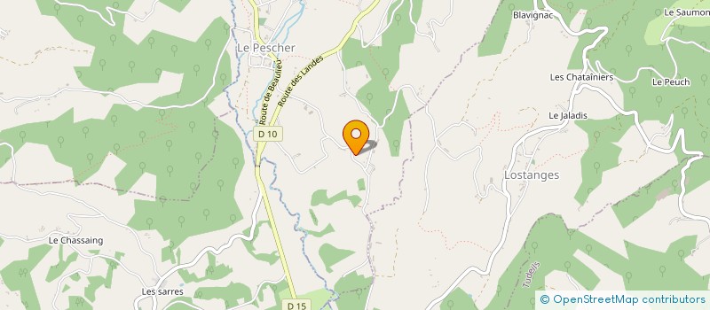 localisation de l'entreprise MADAME EMMANUELLE PRENGERE  BEYNAT