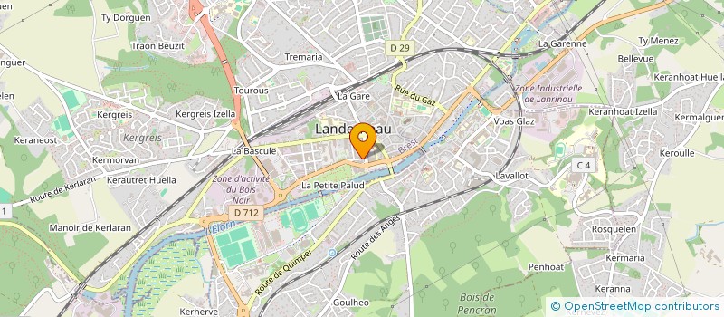 localisation de l'entreprise MADAME EMMANUELLE QUEFFELEC à LANDERNEAU