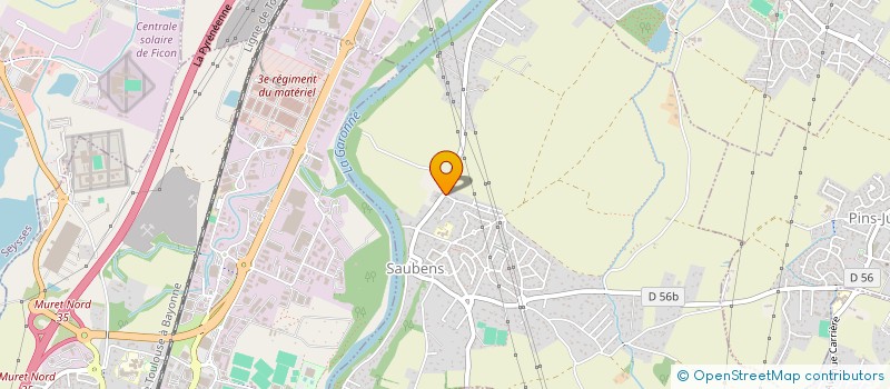 localisation de l'entreprise MADAME EMMANUELLE RAFFY  SAUBENS