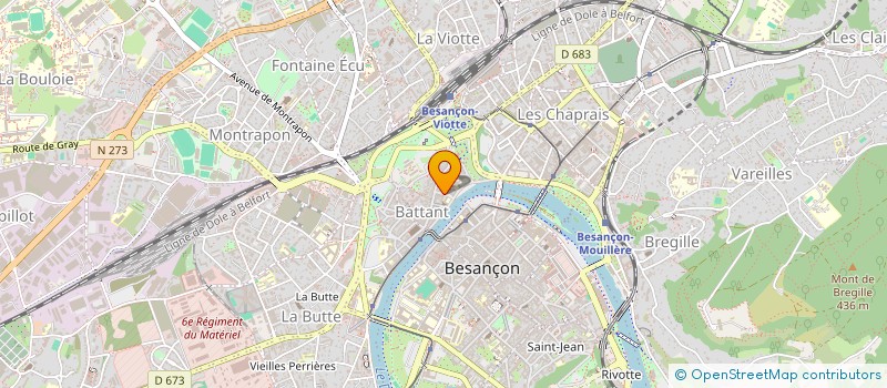 localisation de l'entreprise MADAME EMMANUELLE RANGUIN à BESANCON