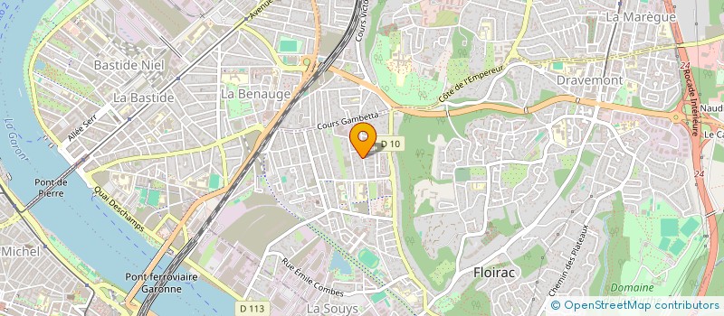 localisation de l'entreprise MADAME EMMANUELLE RAVIT  FLOIRAC